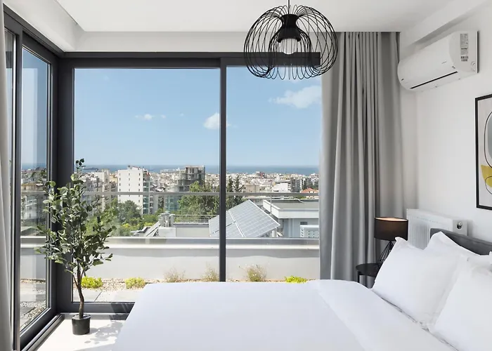 Skyline Luxury With Stunning Terrace #free Parking# By Binobi! Apartamento Tesalónica